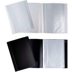 13.25 x 10.25 Inches, 5 Pack Transparent File Bags with Card Slot 