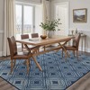 Abynow Floral Loomed Machine Washable Area Rug, BLUE, 8' x 10' - 2 of 4