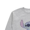 Ladies Lilo and Stitch Sweatshirt - Ladies Classic Lilo and Stitch Rhinestone Crewneck Sweatshirt - 3 of 4