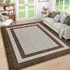 Fulvari Washable Modern Area Rugs for Living Room Abstract Soft Non-Slip Low-Pile Rug for Bedroom Dining Room Entryway - 3 of 4