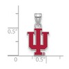 Black Bow Jewelry Sterling Silver Indiana Hoosiers NCAA Small Pendant - 2 of 3