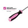 Refurbished Pink Power Magnetic Screwdriver Set - 6 Piece Phillips Head and Flat Head Hand Pink Tool Set - Insulated Screwdriver Kit with Magnetic Tip - 2 of 4