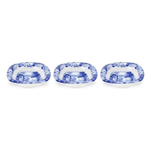 Spode Blue Italian Dipping Dishes, Set of 3, 5 Inch, Blue/White - image 1 of 4