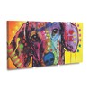 Trademark Fine Art -Dean Russo 'Tilt Dachshund Love' Canvas Art - 2 of 3