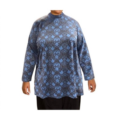 Women's Mock Turtleneck Long Sleeve Sweater - Plus - On The Plus Side