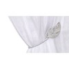 Evideco French Home Goods Magnetic Wooden Leaf Curtain Tiebacks - 2 of 4