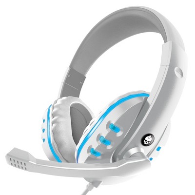 GamePunk NightOwl LED Wired Gaming Headset with Microphone (White)