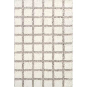 nuLOOM Christabel Checkered High-Low Shag Area Rug