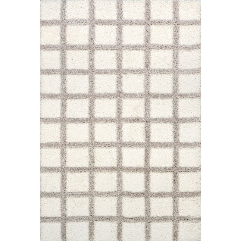 nuLOOM Christabel Checkered High-Low Shag Area Rug, 1 of 10