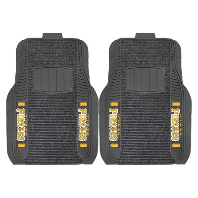 MLB Pittsburgh Pirates Deluxe Car Mat Set - 2pc