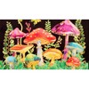 Olivia's Home Magick Mushrooms Doormat, 22" x 32", Indoor/Outdoor, Whimsical Nature Scene with Colorful Fungi - 2 of 3