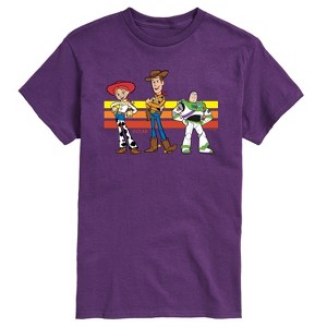 Men's - Toy Story - Buzz, Woody, And Jessie Short Sleeve Graphic T-Shirt - 1 of 3