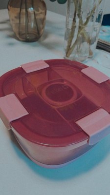 Ello Plastic Salad Bento Set Mauve : Target