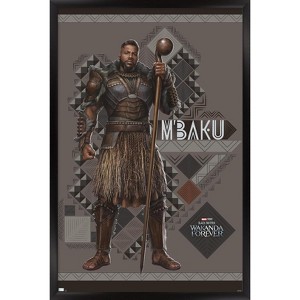 Trends International Marvel Black Panther: Wakanda Forever - M'Baku Framed Wall Poster Prints - 1 of 4
