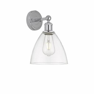 Bristol Glass - 1 Light Wall Sconce In Industrial Style-12 Inches Tall and 7.5 Inches Wide - 1 of 1