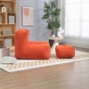 NicBex Bean Bag Chair for Adults Floor Chair Lazy Sofa Chair with Memory Foam and Ottoman for Reading Room, Living Room - 3 of 4