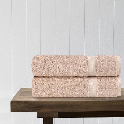 Delara 100% Organic Cotton Soft, Quick Dry & Ultra-Absorbent Hand Towel (Pack of 2)