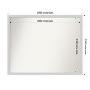 Amanti Art Incline Non-Beveled Wood Framed Bathroom Vanity Wall Mirror - 3 of 4