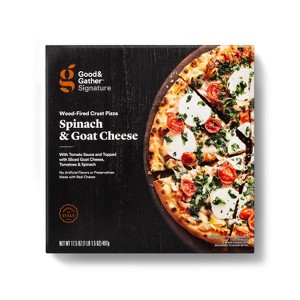 Signature Wood-Fired Spinach & Goat Cheese Frozen Pizza - 17.5oz - Good & Gather™ - 1 of 3