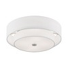 Livex Lighting Claremont 4 - Light Semi-Flush Mount in  Brushed Nickel - 2 of 4