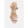 Chaplet Textured Block Heel Sandals - 3 of 4