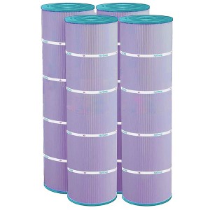 Hurricane 4 Pack HF7487-04P Platinum Purple Spa Filter Cartridge for PA100N, Unicel C-7487, Filbur FC-1270, Super-Star-Clear C4000, SwimClear C4020 - 1 of 4