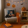 Tramull Halloween Throw Pillow, 14x14 Inch Indoor Outdoor Decorative Pet Theme Pillow - 3 of 4