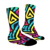 The Year Dark Patterns Women Printed Crew Socks Funny Funky Socks Soft Polyester Novelty Gifts for Artists Men - 3 of 4