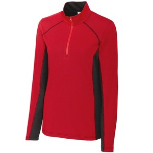 Clique Ladies' Ice Colorblock Half Zip Jacket - 1 of 2