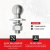 Bulldog InterLock 2-5/16 Inch Hitch Ball 7,500 lbs Towing Capacity, 1 Inch Shank, HD Zinc Finish, Ideal for Trailer, RV, Truck, Tow Accessories - 2 of 4