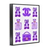 Stupell Industries Purple Glam Gummy Candy Black Framed Giclee Art - 3 of 4