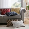 Gracie Mills Brad Foxtail Stitched Velvet Oblong Decor Pillow - 3 of 4