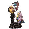 Chloe Lighting Edith 1 Tiffany-style 2 Light Butterfly Table Lamp 10" Wide - 3 of 3