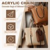 Unique Bargains Acrylic Chain Replacement Luxury Handbag Purse Handle Strap 1 Pc - 3 of 4
