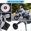 12V 7AH Kids Motorcycle, Ride On Police Motorcycle, Licensed BMW Kids Car with High/Low Speed,EVA Tire, 2 Storage Boxes - 4 of 4
