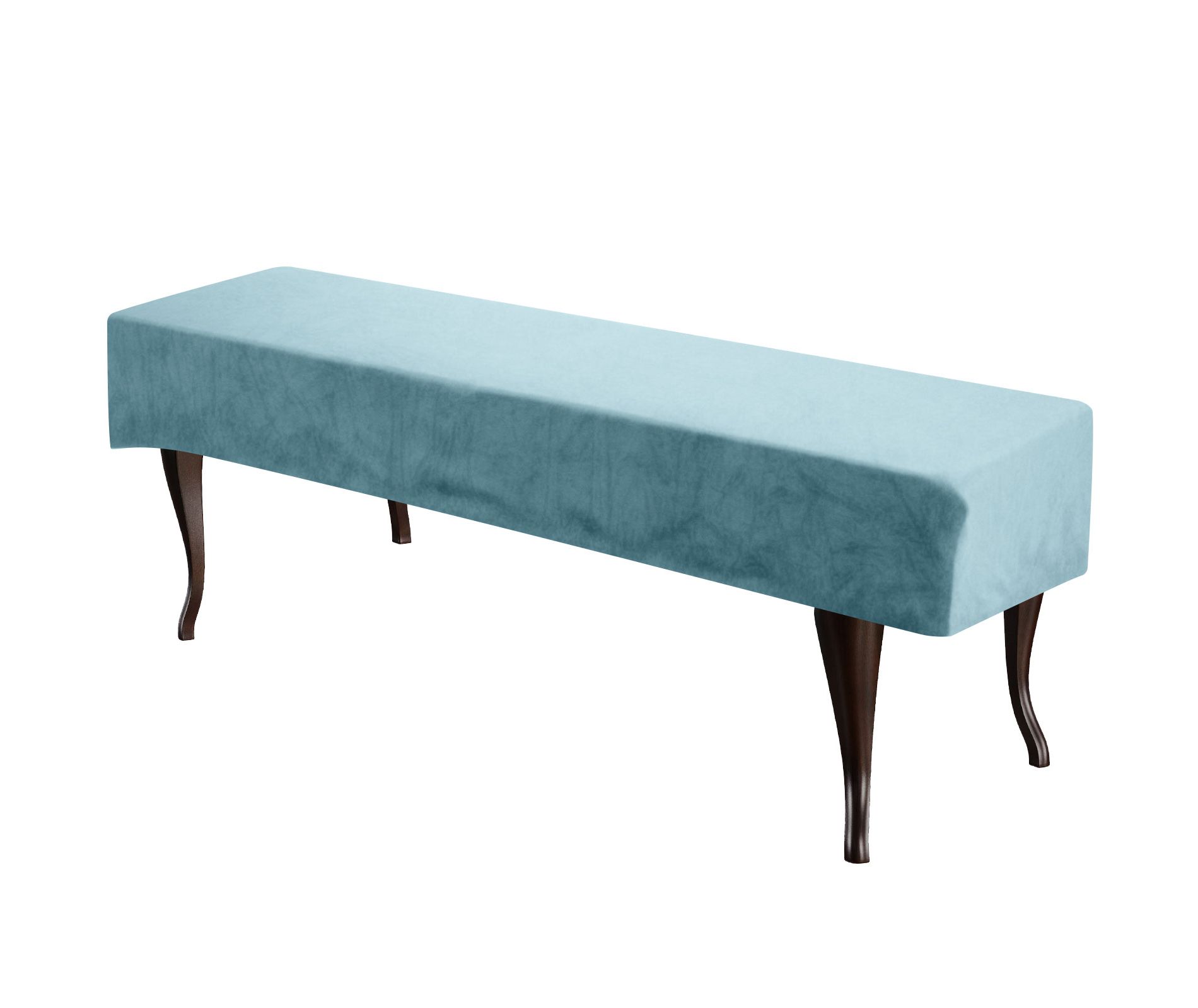 Unique Bargains Stretch Anti-Dust Protecting Dining Bench Slipcovers 40" - 55" Sea Blue