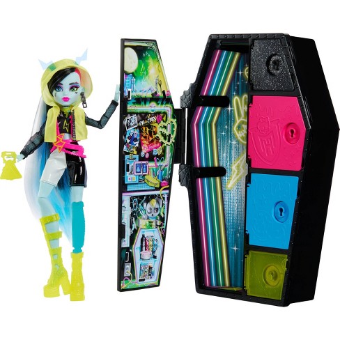 Monster High 12.75'' Skulltimate Secrets Neon Frights Frankie Stein Fashion  Doll : Target