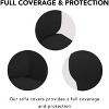 J&V TEXTILES Super Stretch Sofa Slipcover – Spandex Non Slip Soft Couch Sofa Cover, Washable Furniture Protector - 3 of 4