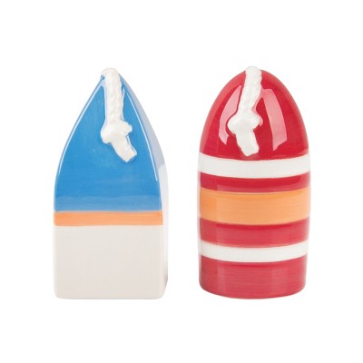 Beachcombers Buoy Salt & Pepper Shakers Set of 2