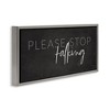 Stupell Industries Sassy Please Stop Talking, 25" x 11" - 3 of 4