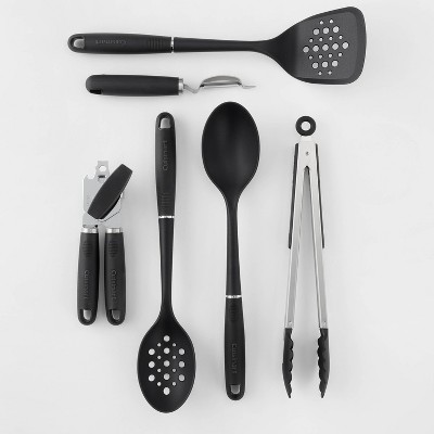Cuisinart 6pc Stainless Steel/Nylon Essential Tools and Gadgets Set Black
