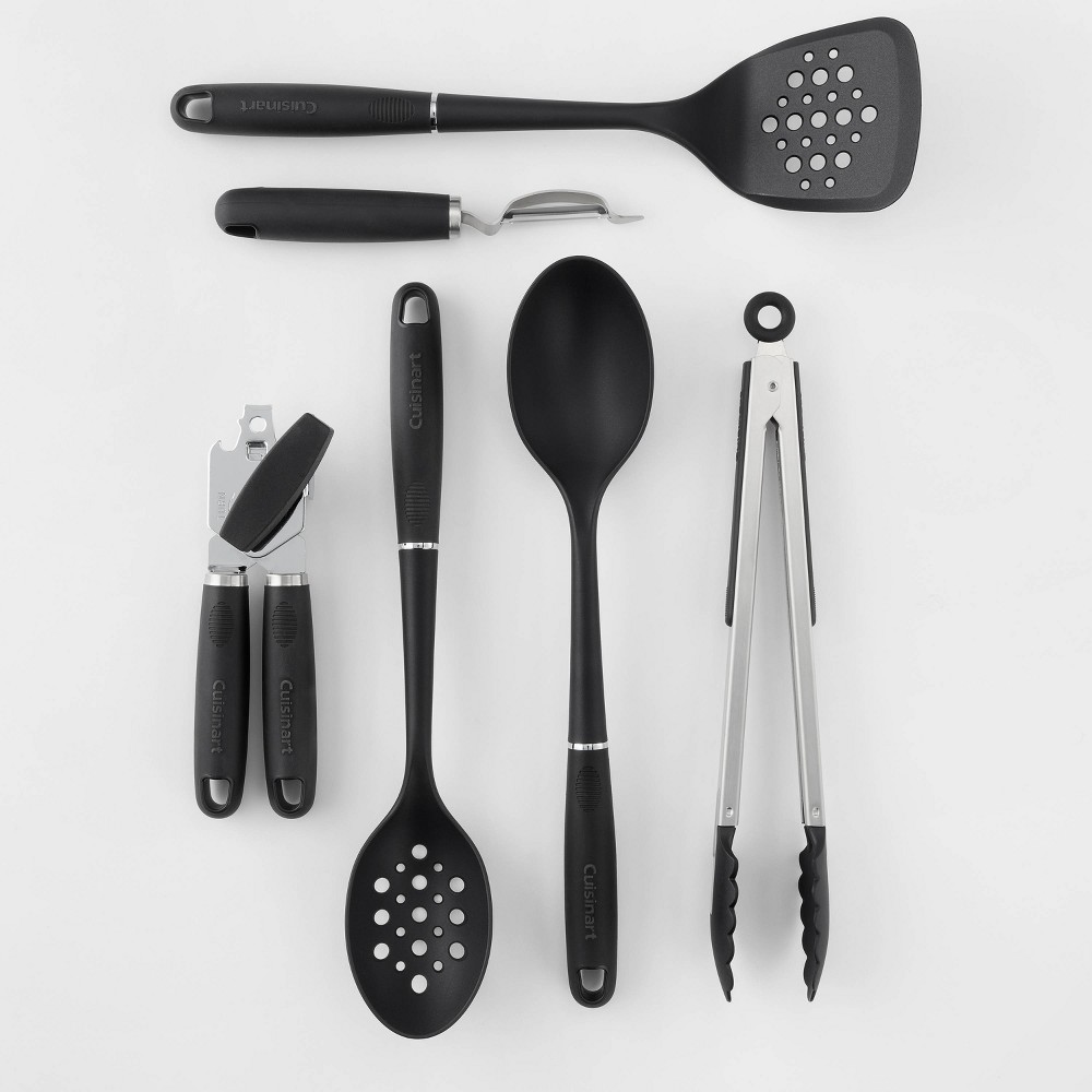 Cuisinart 6pc Stainless Steel/Nylon Essential Tools and Gadgets Set Black