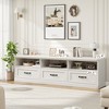70in TV Stand for TVs up to 80", Mid Century Modern Entertainment Center with Drawer, TV Console Media Cabinet for Living Room, Bedroom - 2 of 4