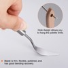 Unique Bargains Stainless Steel Flexible Pointy Wood Handle Painting Mixing Knife 4 Pcs - 4 of 4
