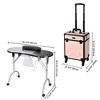 Byootique Manicure Table Nail Desk & Rolling Makeup Train Case Kit - 4 of 4