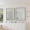 NicBex Black Bathroom Mirror,Rectangular/Square Vanity Mirror with Metal Framed,Wall Mirror for Bathroom,Living Room,Bedroom,Horizontal/Vertical - 2 of 4
