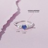 Girl's Heart Solitaire Sterling Silver Ring - In Season Jewelry - 3 of 4