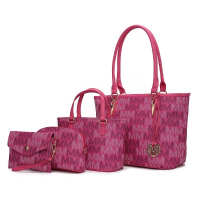 MKF Collection Alexy M Signature Tote Purse Handbag Women’s Set Vegan Leather by Mia K.