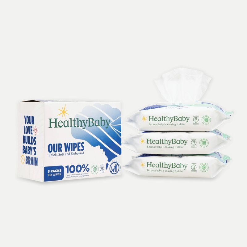 HealthyBaby Wet Baby Wipes - 192ct, 5 of 17