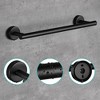 Aquaterior 5-Piece Bathroom Hardware Set Stainless Steel Towel Bar Toilet Paper Holder Hook - 2 of 4